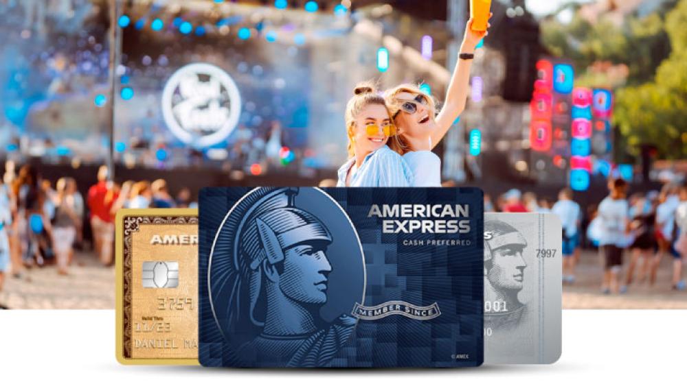 Tarjetas American Express conciertos