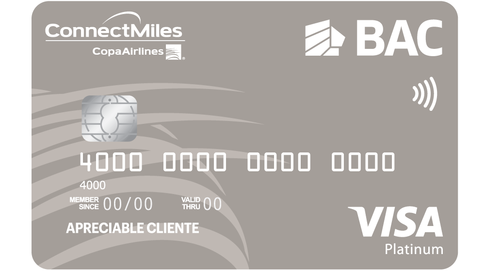 Tarjeta Visa Connect Miles Platino
