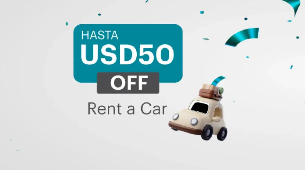 Hasta 50USD OFF en Rent a Car
