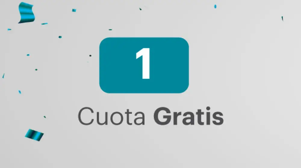 1 Cuota Gratis