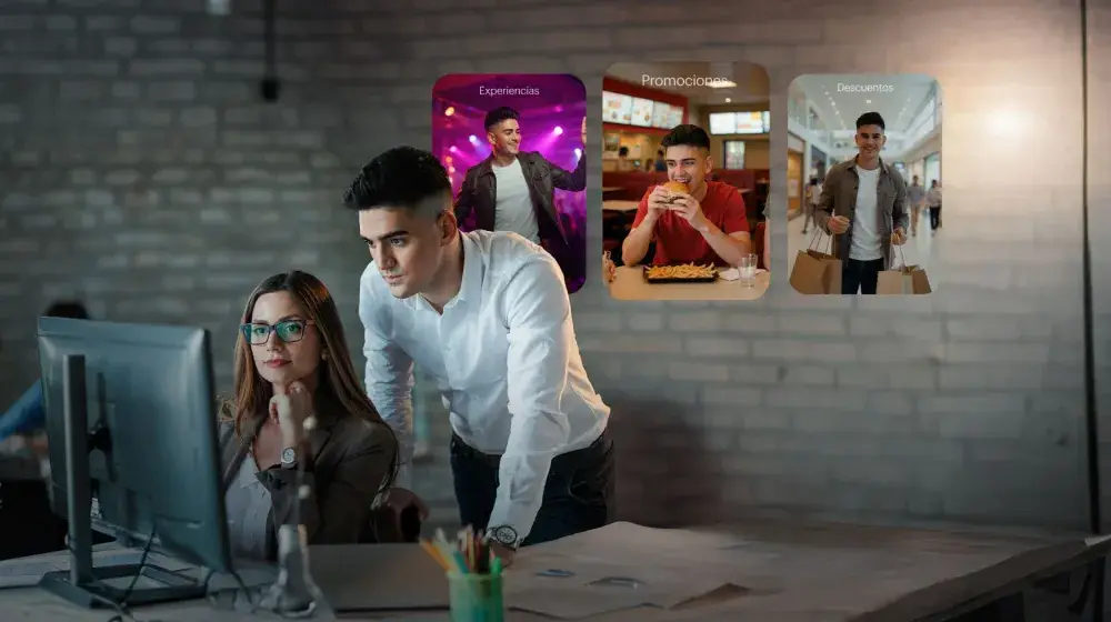 Personal administrativo viendo los beneficios de su cuenta planilla