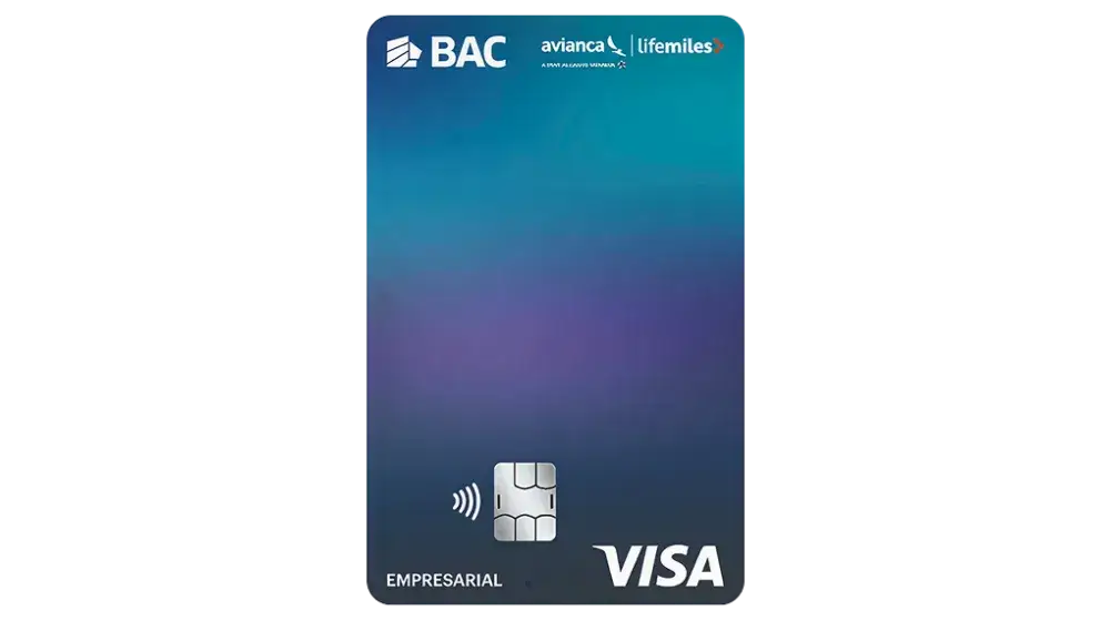 Tarjeta LifeMiles empresarial de BAC Honduras