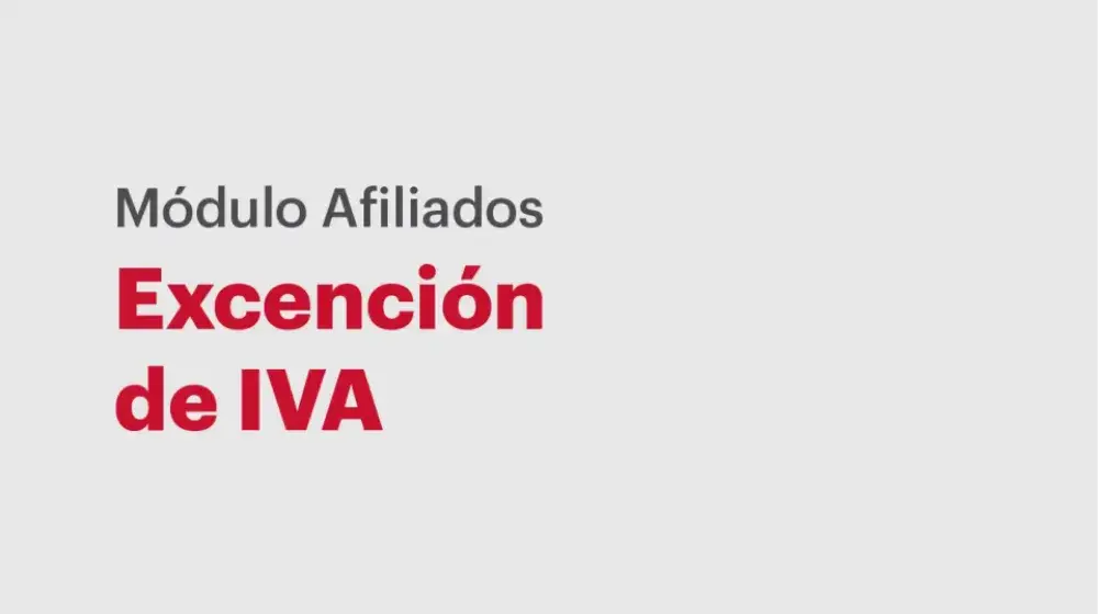 excepción de iva