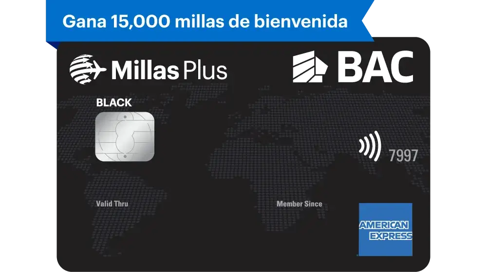 Millas Plus Black American Express — BAC Credomatic