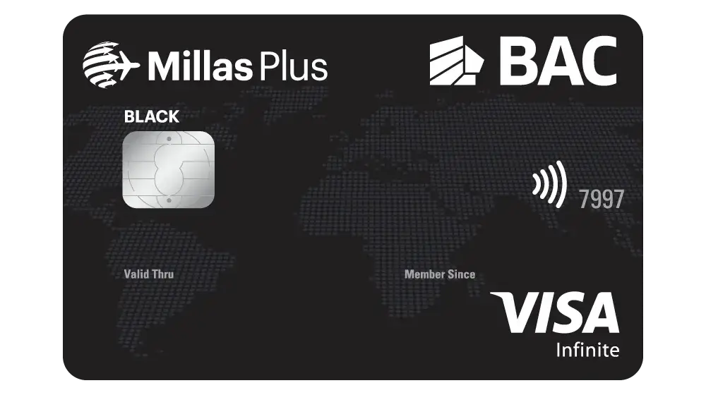Tarjeta VISA Millas Plus Black