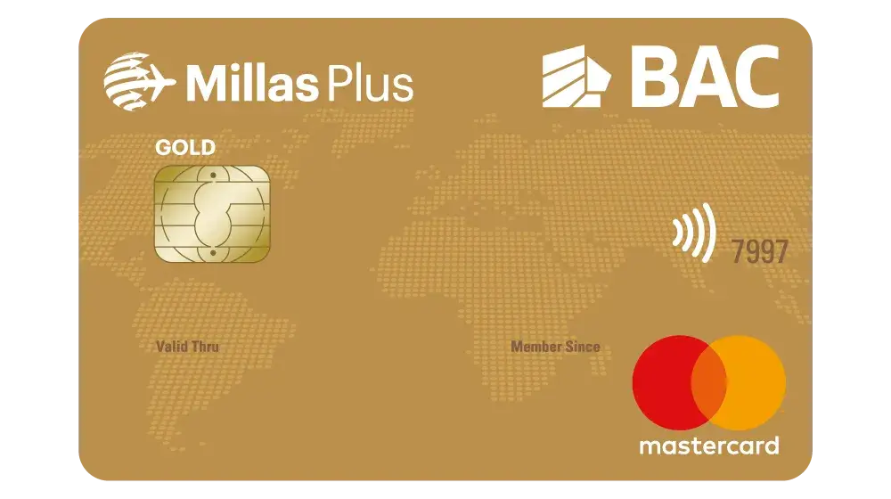 Millas Plus Gold Mastercard — BAC Credomatic