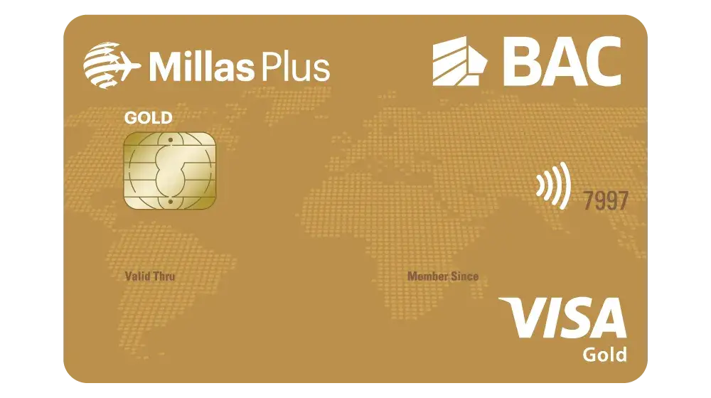 Millas Plus Visa Gold — BAC Credomatic