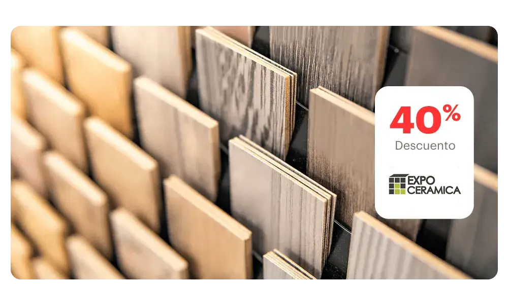 Promocion de BAC Costa Rica junto a Expoceramica para ofrecer un 40% de descuento a clientes de credito de vivienda BAC