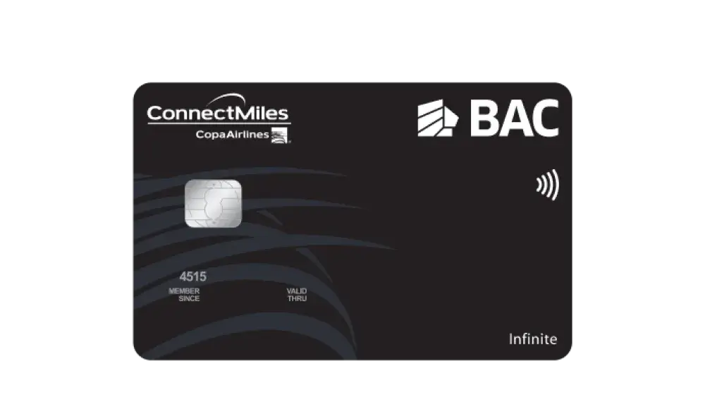 Tarjeta ConnectMiles de BAC Panama