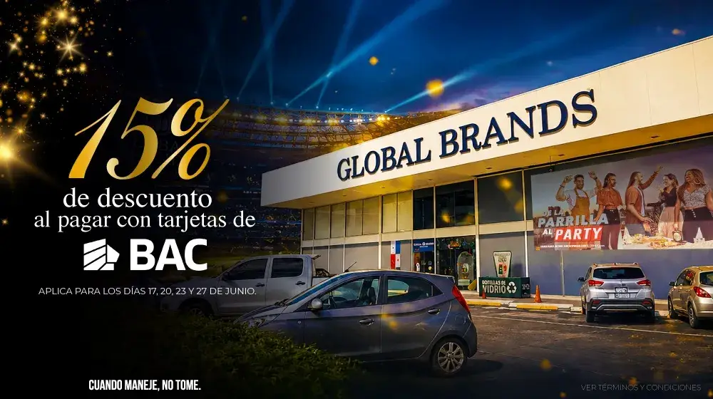 15% descuento global brands mundial