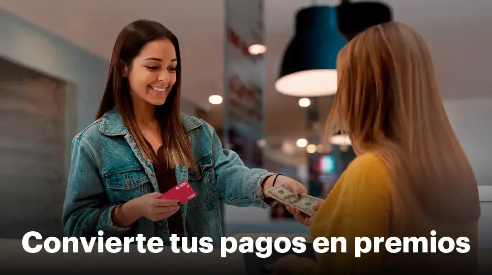 Convierte tus pagos en premios