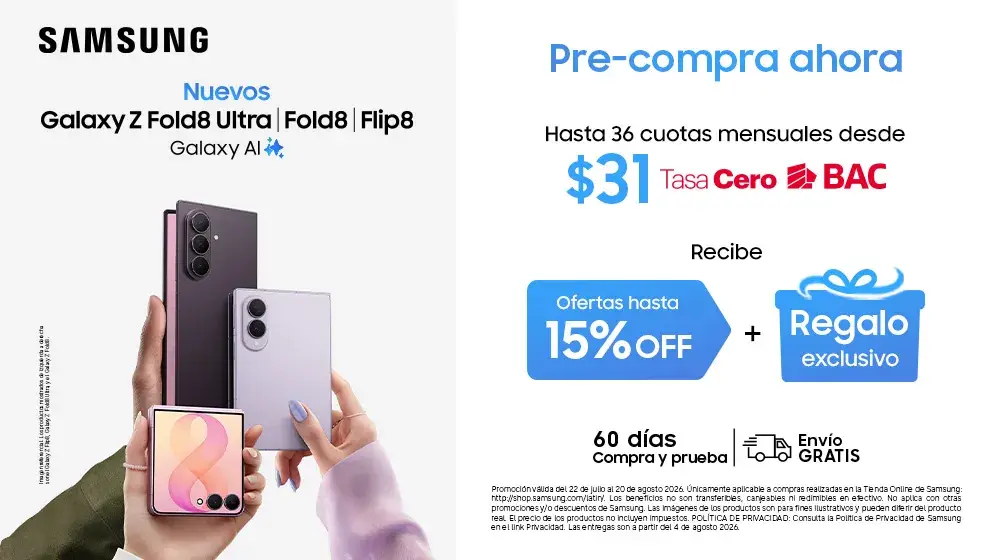 15% descuento Samsung