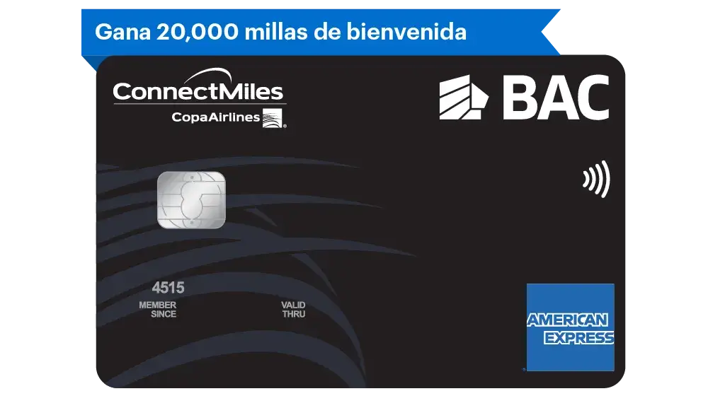 Tarjeta de Crédito ConnectMiles Infinite AMEX 