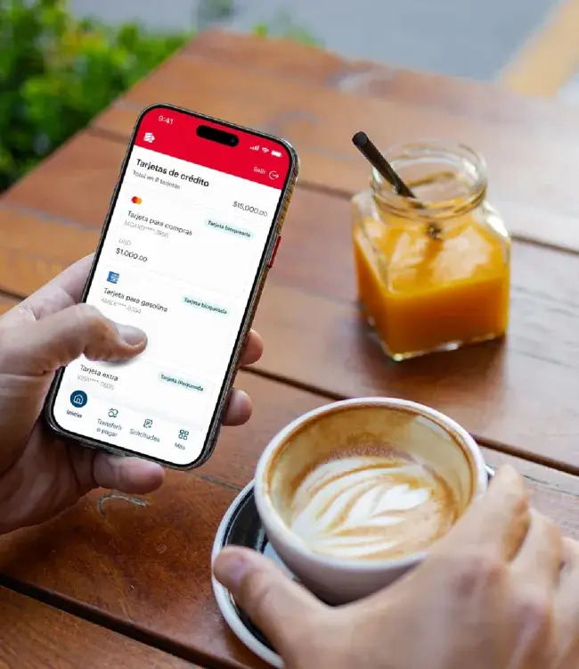 usando nueva app BAC
