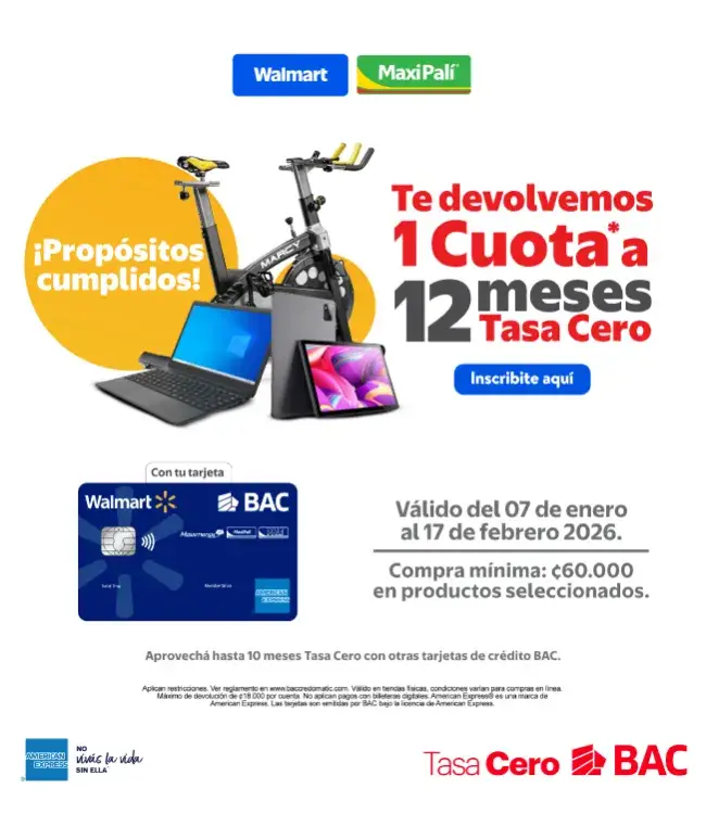 Te devolvemos una cuota a 12 meses tasa 0 . 