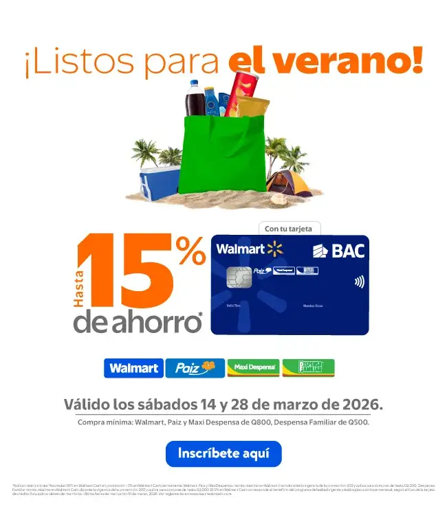 Hasta 15% de ahorro