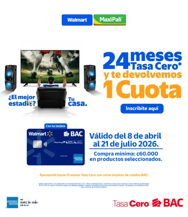 Te devolvemos una cuota tasa 0 a 24 meses 