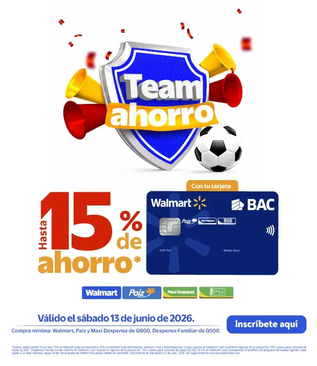 Ahorra 15% en junio 