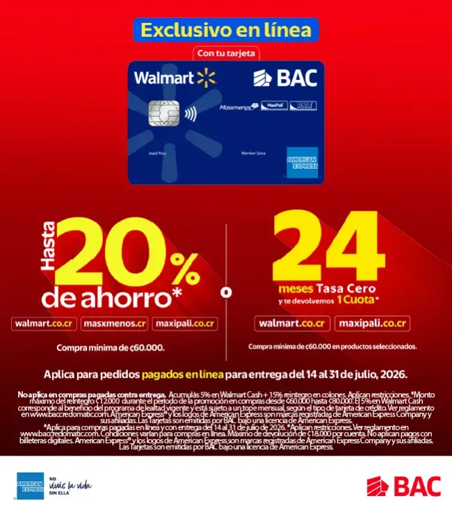 Promociones de ahorro y devolución de cuota en línea 