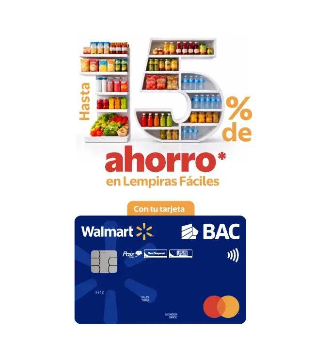 Ahorra hasta 15% al comprar en Walmart 