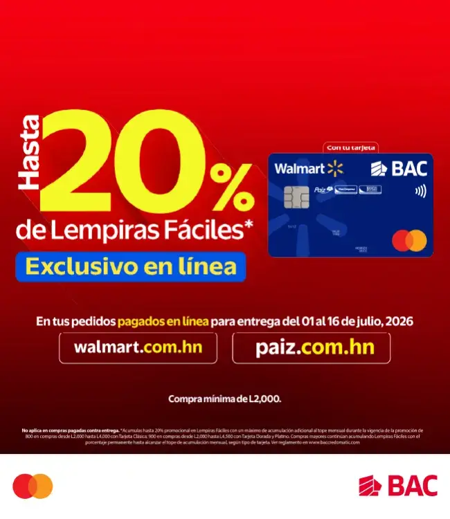 Ahorra 20% en línea 