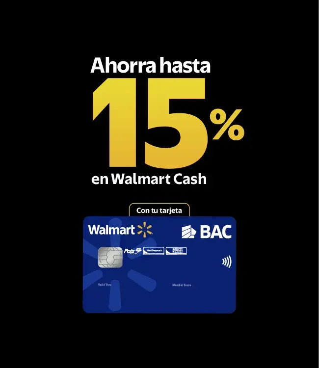 Ahorra 15% en Walmart