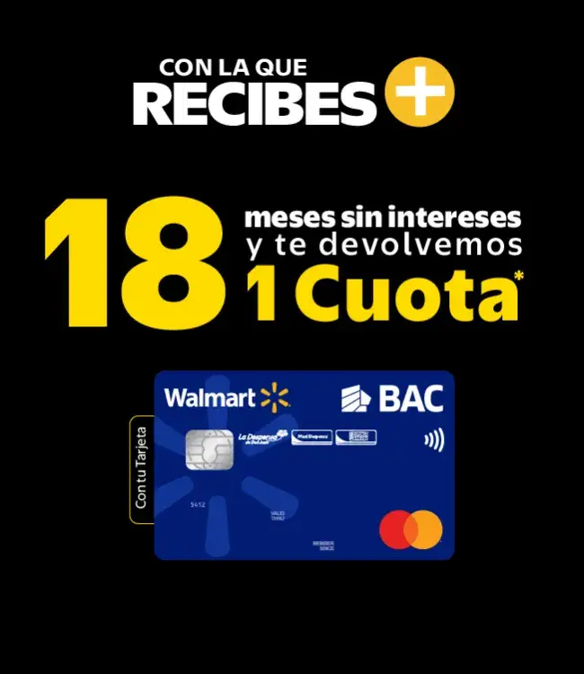Hasta 18 meses sin intereses